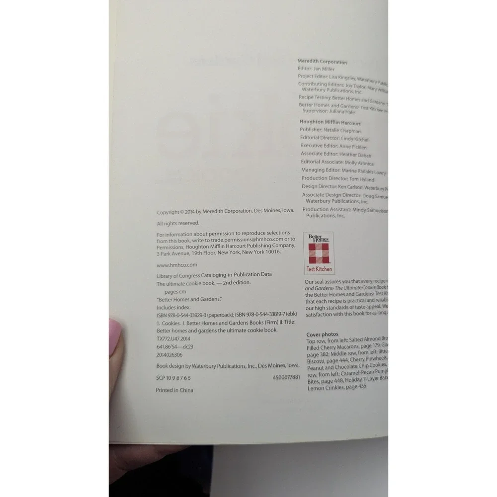 Better Homes and Gardens The Ultimate Cookie Book 2nd Edition 500+ Recipes‎ 2014